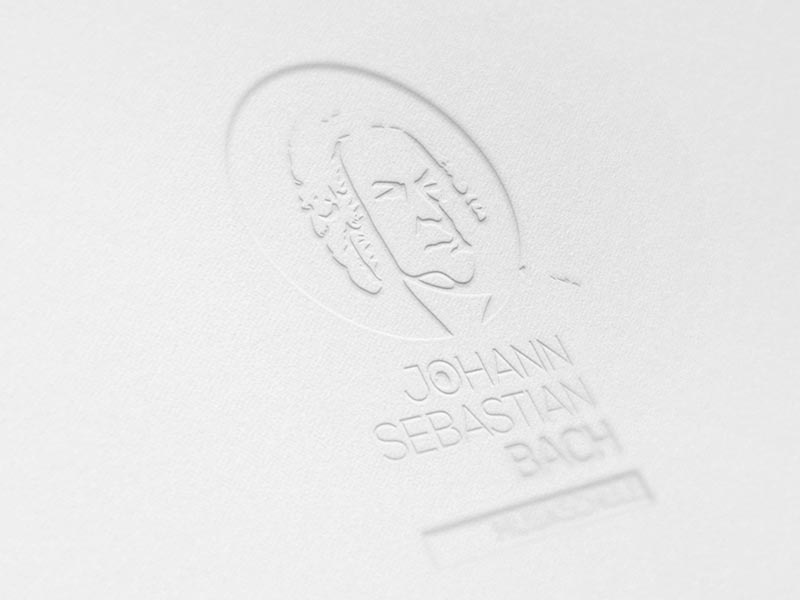 Logoentwicklung für die Veranstaltungsserie rund um Johann Sebastian Bach.
