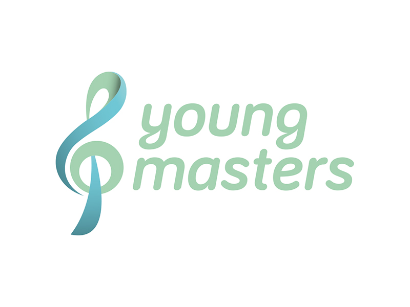 Logoentwicklung YOUNG MASTERS der Begabtenförderung der Universität für Musik und darstellende Kunst Wien