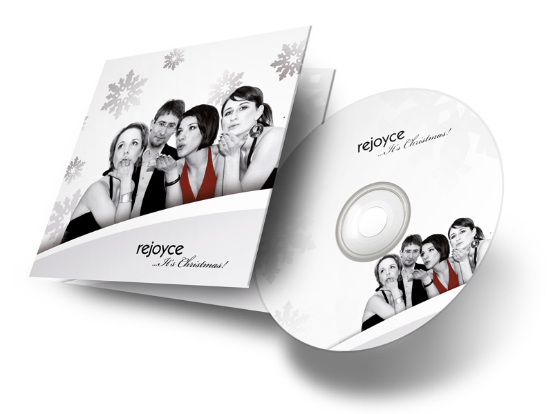 Gestaltung eines Weihnachts-CD-Covers für rejoyce