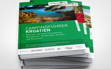Booklet und Inlay Gestaltung für den Campingführer von Camping.Info